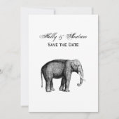  olifantentekening kaart (Voorkant)