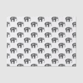  olifantentekening tissuepapier