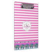  olifantenturquoise gepersonaliseerd klembord (Rechts)