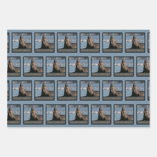 olifantenverzegeling van goedgekeurd omslagpapier  inpakpapier vel (Voorkant)