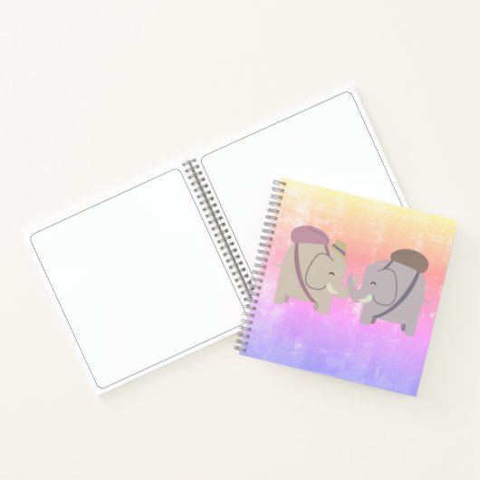 olifantenvrienden notitieboek (Binnen)