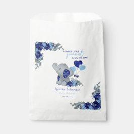 Olifantje Baby Shower Bedankzakje