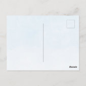 Olifantje  Ballonnen 1e verjaardag Briefkaart (Achterkant)