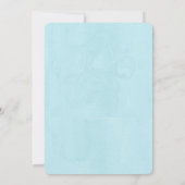 Olifantje lief klein pinda Baby shower Kaart (Achterkant)