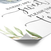 Olifantjes zijn schattig neem een traktatie baby s poster (Hoek)