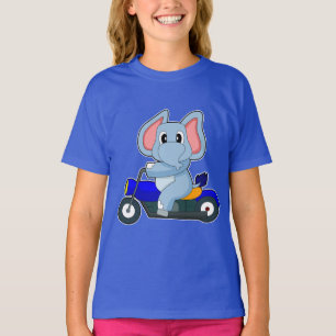 Olifantmotorfiets T-shirt