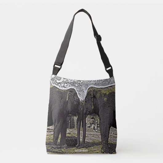 Olifantogen Crossbody Tas (Voorkant)