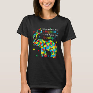 Olifantpuzzel Wat maakt jou anders Autisme Accepta T-shirt