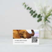 Olifantsgeuren | Wildlife fotografie | Visitekaartje (Staand voorkant)