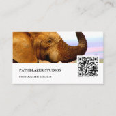 Olifantsgeuren | Wildlife fotografie | Visitekaartje (Voorkant)