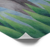 Olifantspaar Poster (Hoek)