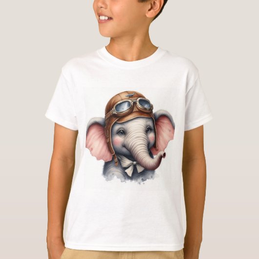 Olifantspiloot T-shirt (Voorkant)