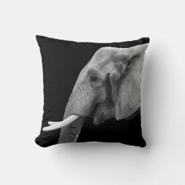 Olifantsportret Safari Dier Kussen