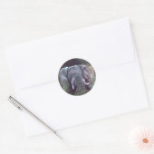 Olifantsportret Sticker (Envelop)
