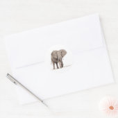 Olifantsticker Ronde Sticker (Envelop)