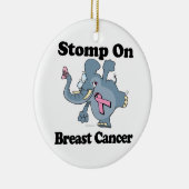 Olifantstomp bij borstkanker keramisch ornament (Rechts)