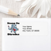 Olifantstomp op slag etiket (Insitu)