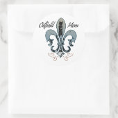 olifield mama ronde sticker (Tas)