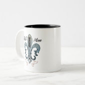 olifield mama tweekleurige koffiemok (Voorkant links)