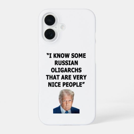 oligarchen iPhone 16 hoesje (Achterkant)