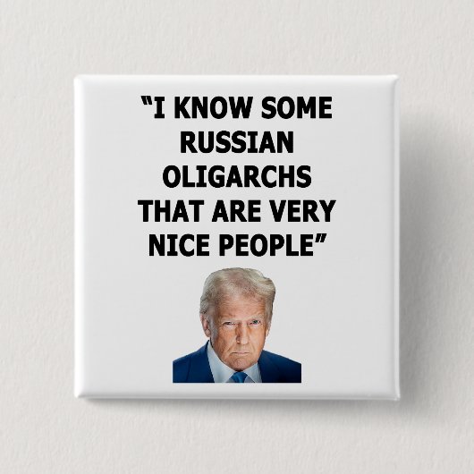 oligarchen vierkante button 5,1 cm (Voorkant)