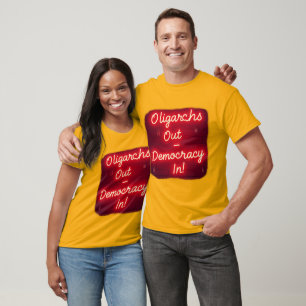 Oligarchen weg – Democratie in Europa T-shirt