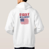 Oligarchie Protesteer Hoodie (Achterkant)