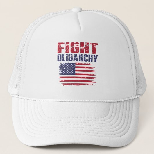 Oligarchie Protesteer Trucker Pet (Voorkant)