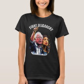 Oligarchie tegen Bernie Sanders en AOC Freedom Us T-shirt (Voorkant)
