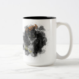 Olijf 15oz Mok met twee tonijnen