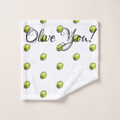 Olijf Bad Handdoek (Wasdoekje)