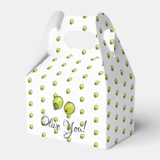 Olijf Bedankdoosjes (Voorkant Zijde)
