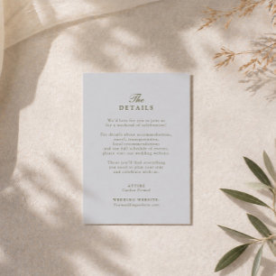 Olijf Botanische Kas Trouwdetails Kaart