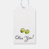 Olijf Cadeaulabel (Achterkant)