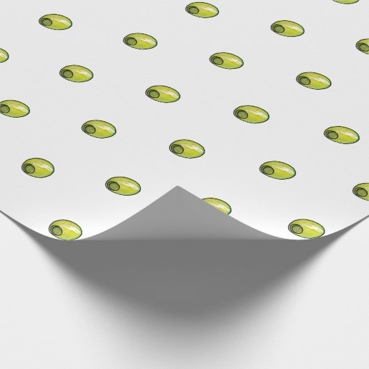 Olijf Cadeaupapier (Hoek)