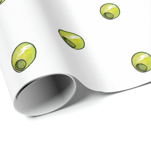 Olijf Cadeaupapier (Rol Hoek)