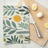 Olijf & Citrus Print Theedoek (Quarter Fold)