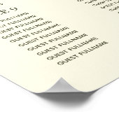 Olijf Elegant Mystiek Tarot Bruiloft Zitkaarten Poster (Hoek)