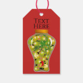 Olijf en kruiden conserven infusie rood groen cadeaulabel (Achterkant)