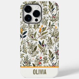 Olijf en Kruiden Minimaal Elegant Persoonlijk Case-Mate iPhone 14 Pro Max Hoesje