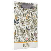 Olijf en Kruiden Minimale Elegant Gepersonaliseerd Klembord (Rechts)