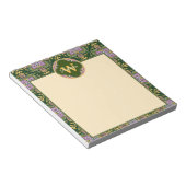  Olijf en lavender Azulejos Notitieblok (Schuin)