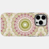 Olijf en Roos Mandala Patroon Case-Mate iPhone Case (Achterkant (horizontaal))