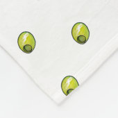 Olijf Fleece Deken (Hoek)