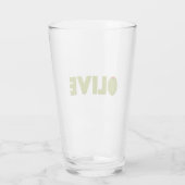 Olijf Glas (Achterkant)