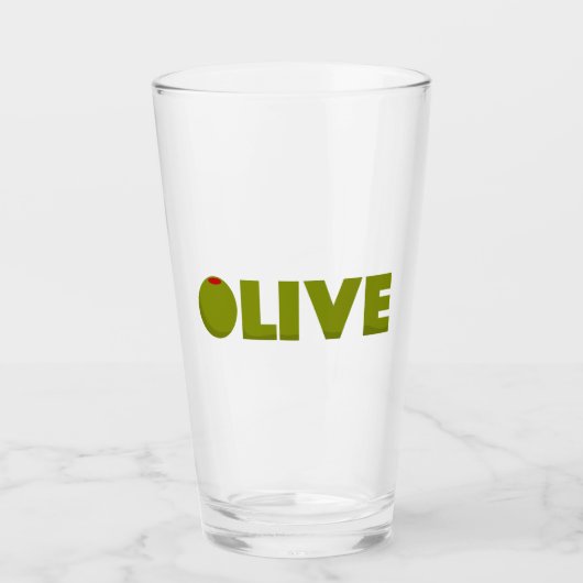 Olijf Glas (Voorkant)