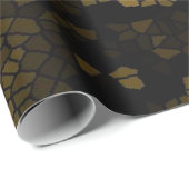 Olijf Glas in lood vlinder Cadeaupapier (Rol Hoek)