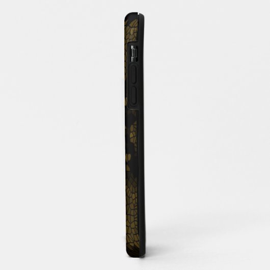 Olijf Glas in lood vlinder Case-Mate iPhone Case (Achterkant/links)