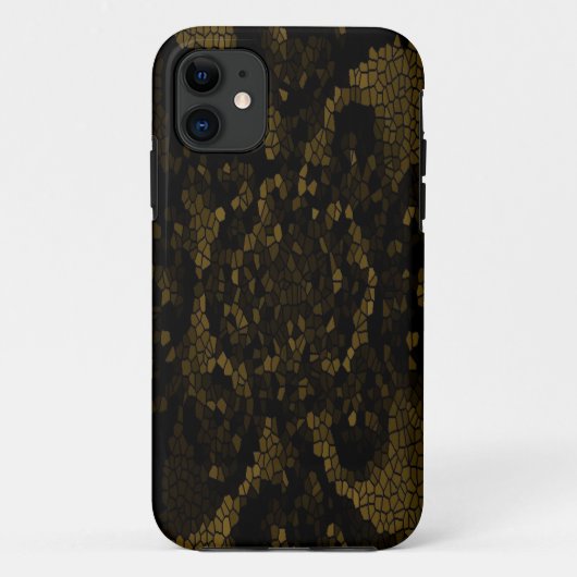 Olijf Glas in lood vlinder Case-Mate iPhone Case (Achterkant)