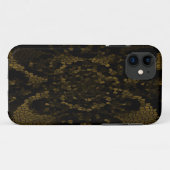 Olijf Glas in lood vlinder Case-Mate iPhone Case (Achterkant (horizontaal))